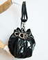 Drawstring Hobo, side view